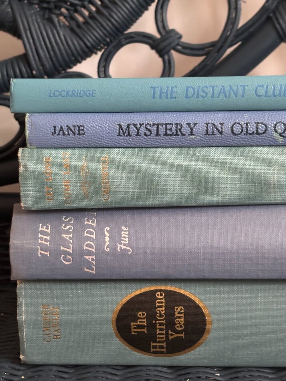 Curated Vintage And Antiquarian Book Bundle Vintage - Blue